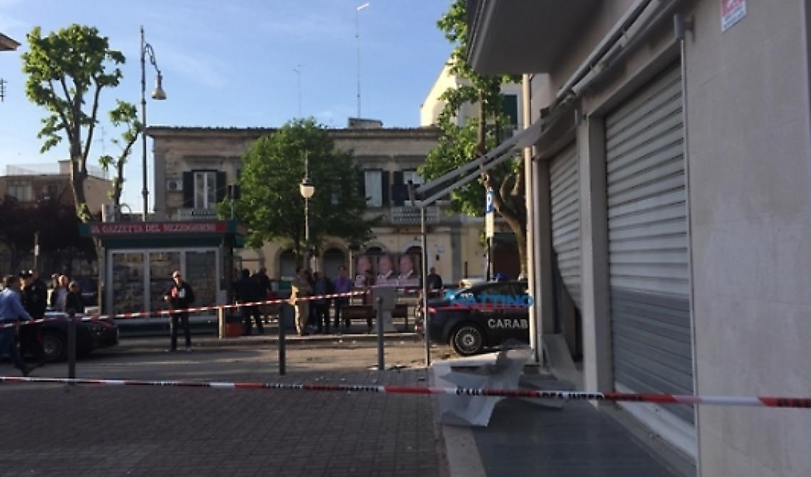 Bomba a "Leonardo in centro":  «Ho ben otto dipendenti e con loro continuerò a lavorare qui a Foggia»