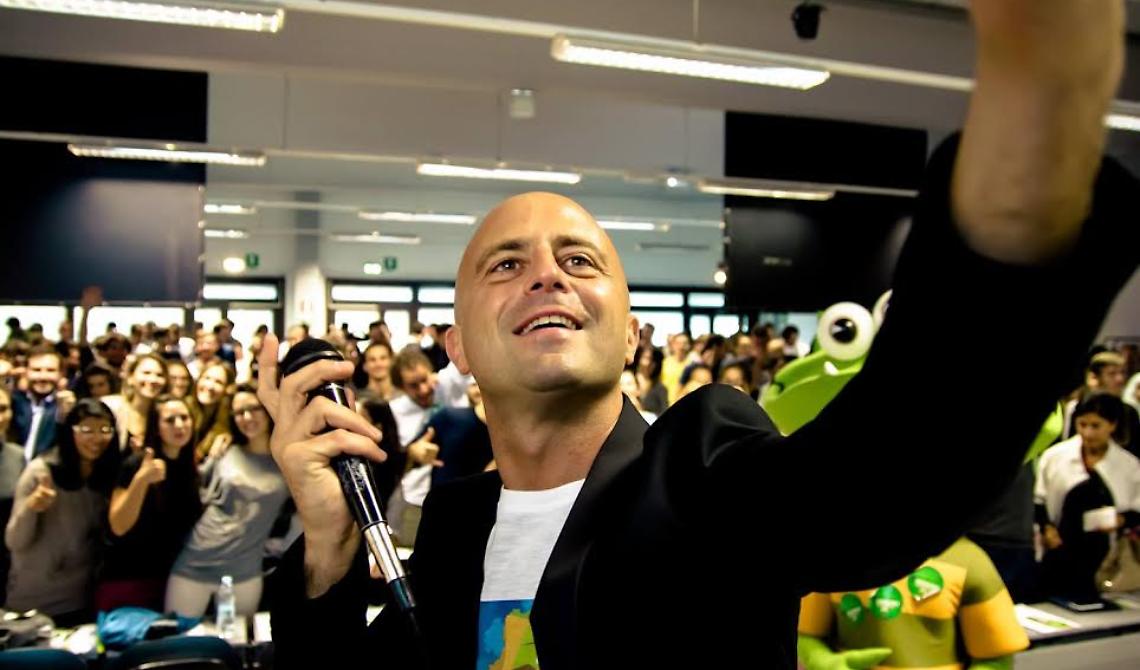 All'Università di Foggia "Striscia La Notizia" con Luca Abete
