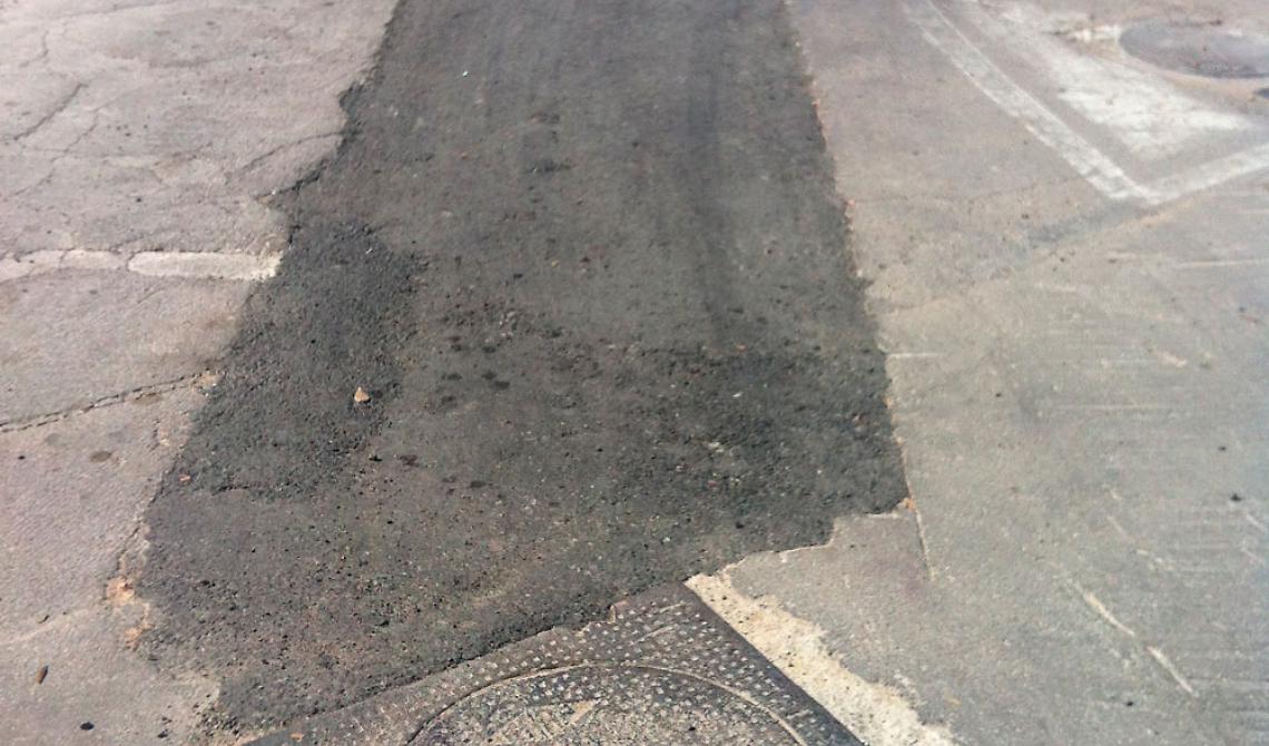 Cislaghi: «Ma come vengono rattoppate le buche a Foggia?»