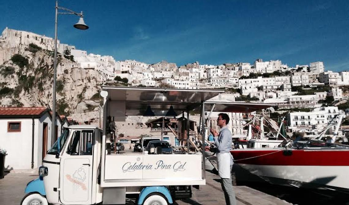 Il buon gelato ora va in "carrozza" per le strade del Gargano