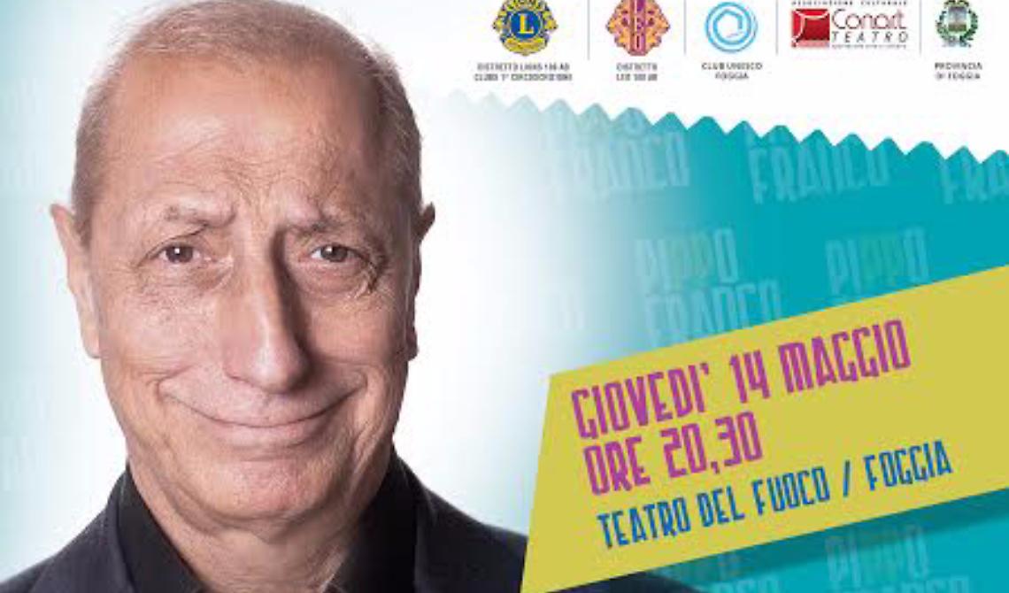 "Pippo Franco Show" al "Teatro del Fuoco": quattro risate per far del bene