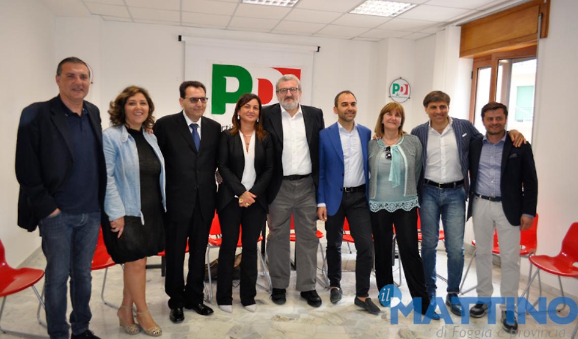 Emiliano a Foggia per presentare la lista PD "originale"