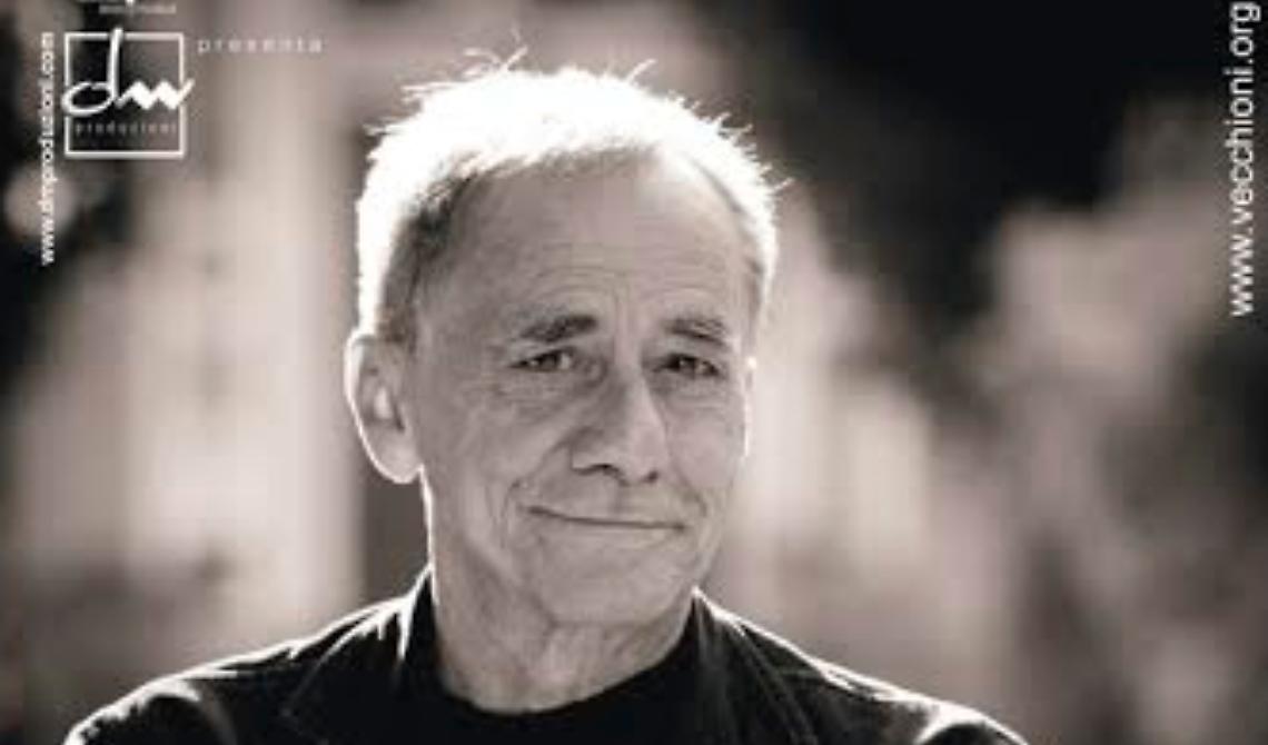 Roberto Vecchioni, “Il mercante di luce”, domani fa un salto alla Ubik prima di portarci a teatro