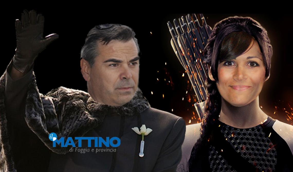Foggia Hunger Games, la rivolta dei "Distretti" contro Franco "Snow" scatenati dalla bella Jenny "Katniss"