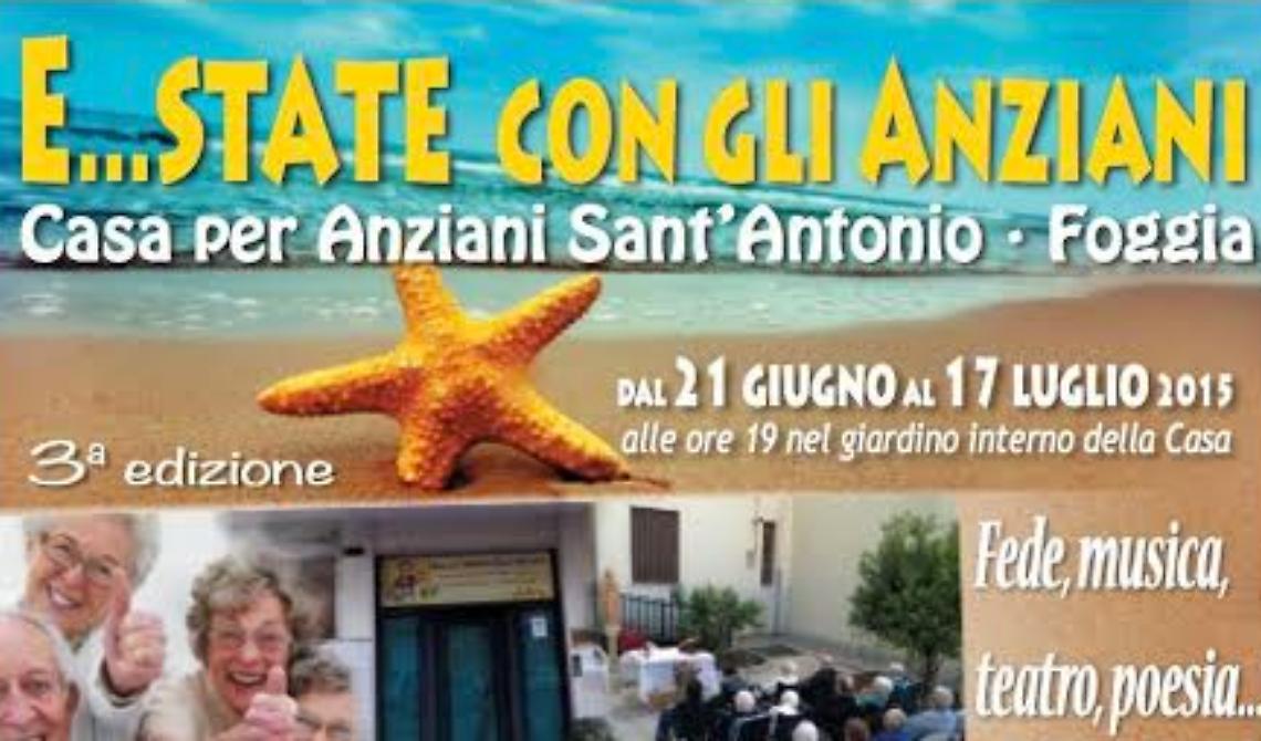Anche quest'anno, a Foggia,  "E…state con gli Anziani"