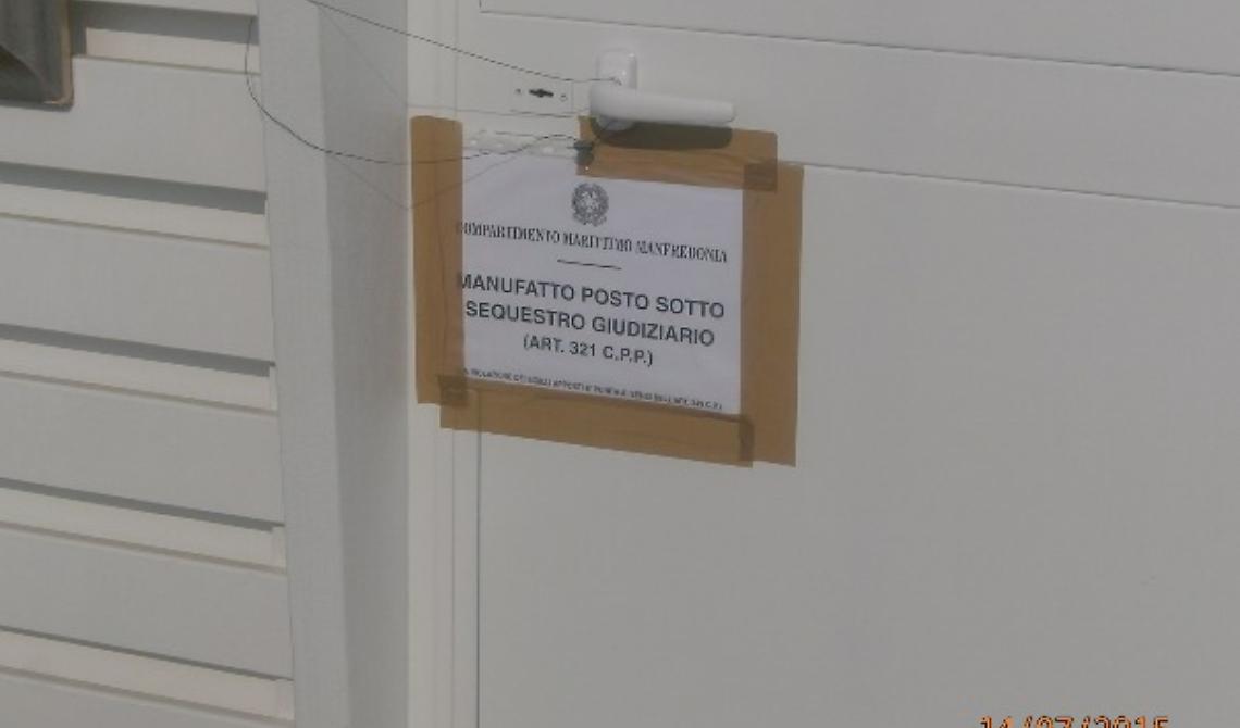 Siponto: sequestrato noto stabilimento balneare del lungomare