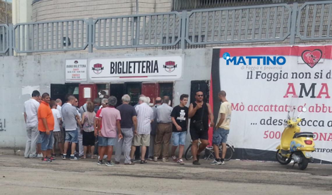 Questo Foggia piace, è corsa ai botteghini per gli abbonamenti
