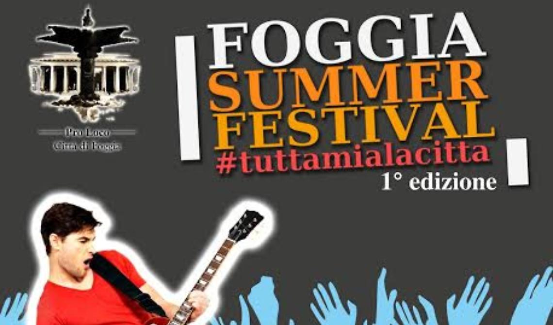 Si preannuncia un weekend bollente con il “Foggia Summer Festival”