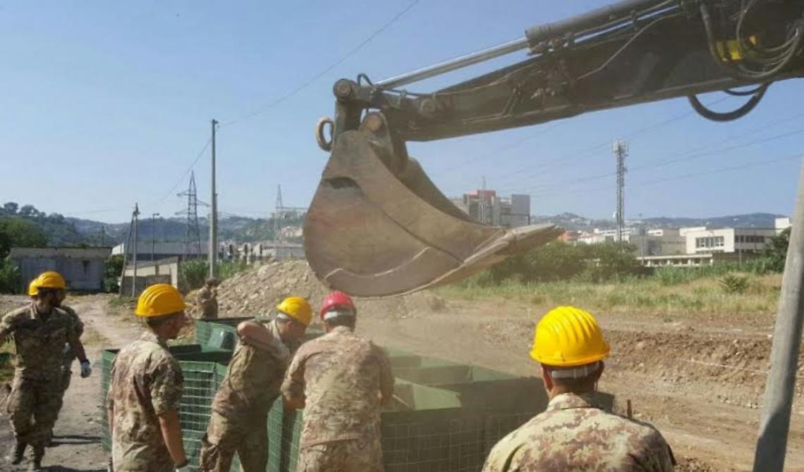 I "Guastatori" dell'Esercito di Foggia in missione a Isernia per far brillare due bombe americane