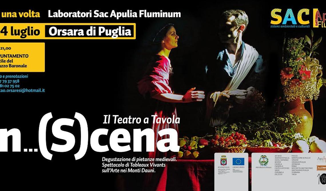 Ad Orsara una cena-spettacolo tra cibi antichi, arte e teatro