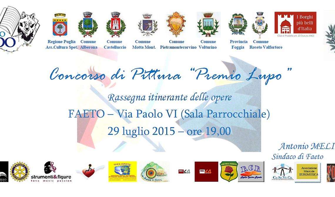 A Faeto arriva la carovana artistica del Premio Lupo