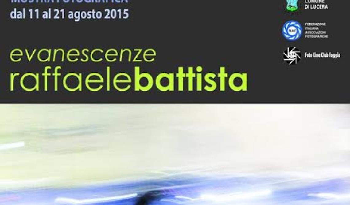 Questa sera Raffaele Battista 