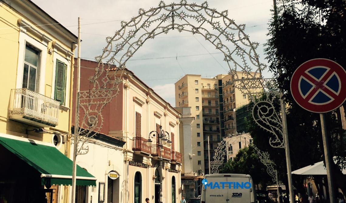 Le luminarie a Foggia