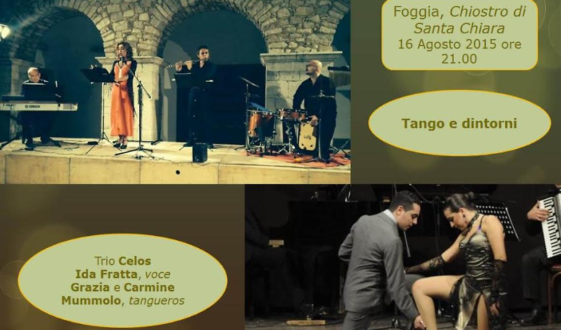 Nel chiostro di Santa Chiara a Foggia “Tango e dintorni”