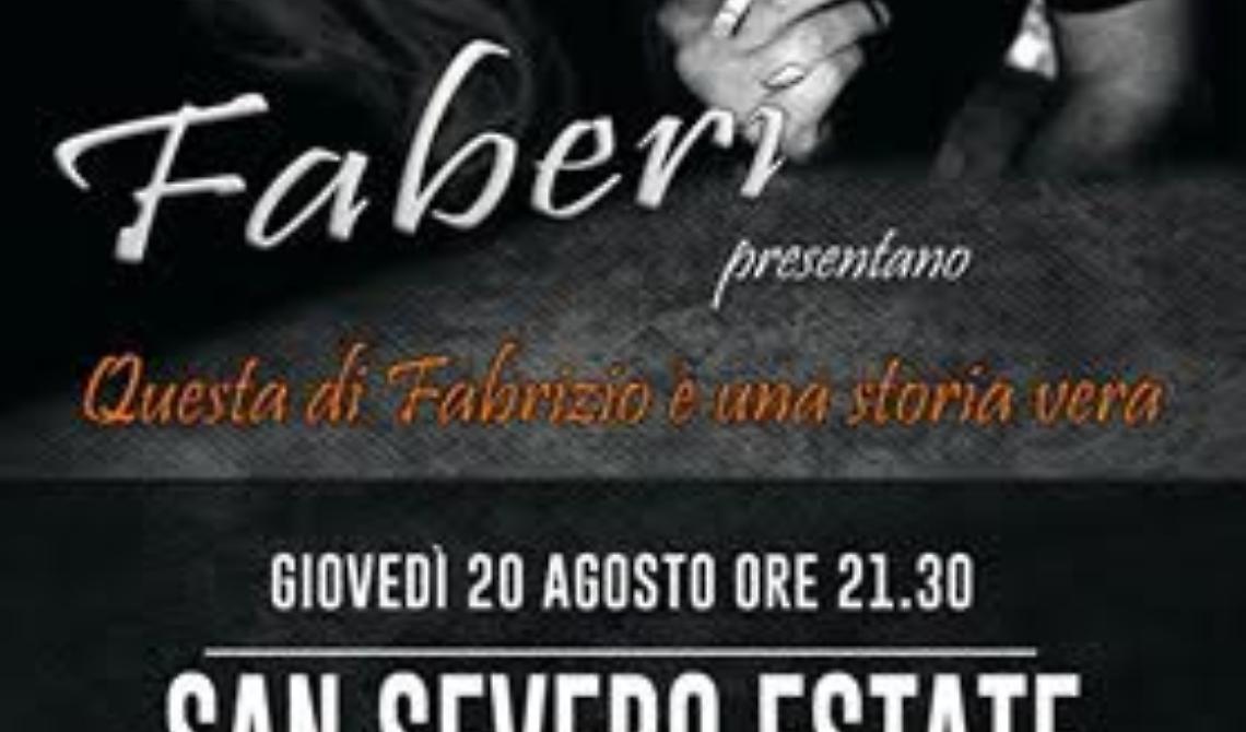 I Faberi questa sera raccontano Fabrizio De Andrè