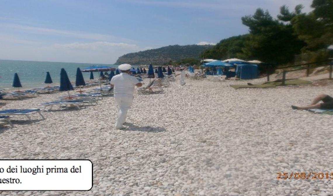Mattinata: sequestrato stabilimento balneare abusivo