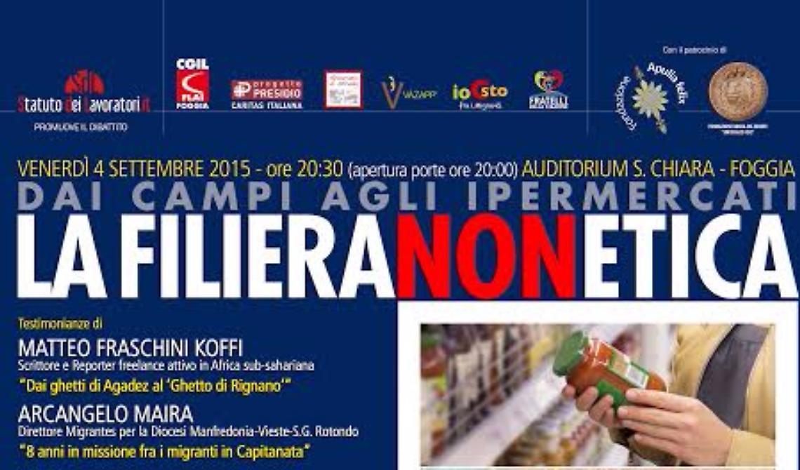 La filiera non etica: lo sfruttamento corre dai campi agli ipermercati