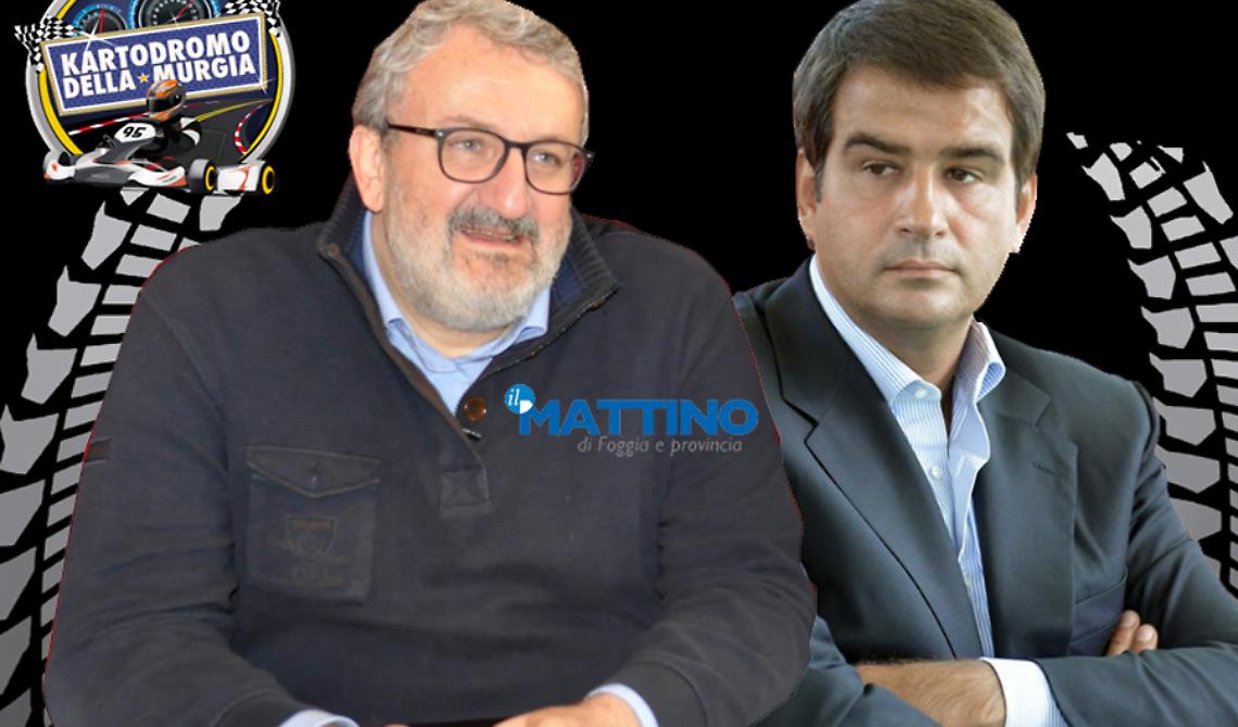 Emiliano e Fitto si sfidano al kartodromo delle Murge