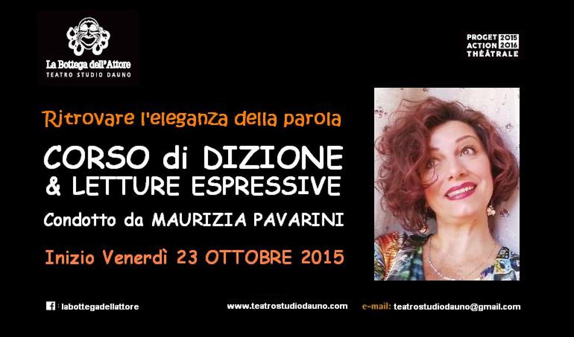 Corso di dizione ed espressività vocale con Maurizia Pavarini