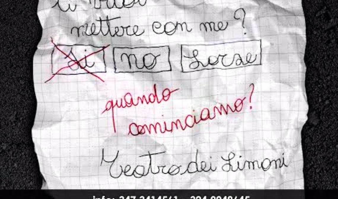 Riparte il Laboratorio Sperimentale Indipendente del Teatro dei Limoni