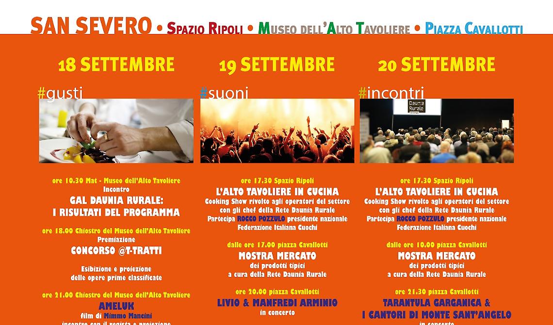 A San Severo arriva EAT, emozioni dell'Alto Tavoliere