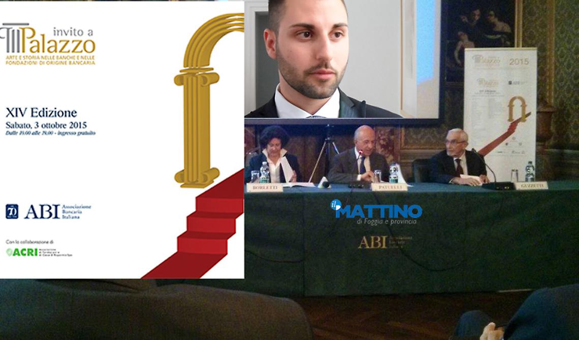 Le banche italiane scelgono il logo di uno studente dell'Accademia di Foggia per il loro "Invito a Palazzo"