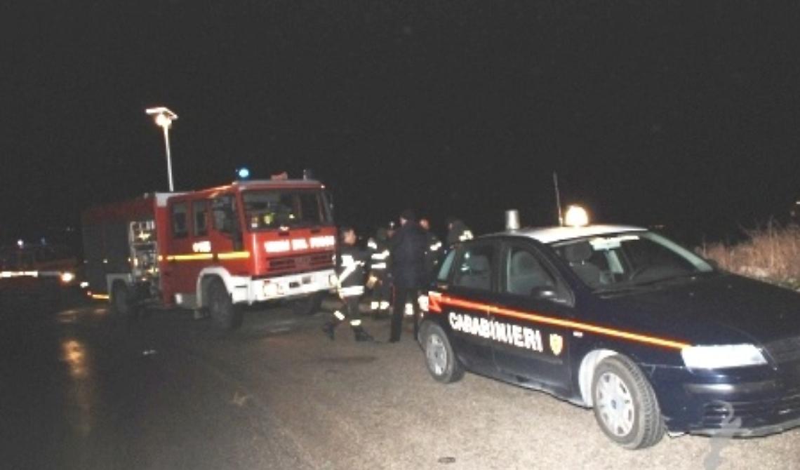 Orta Nova, incidente stradale all'alba: un morto e sette feriti 