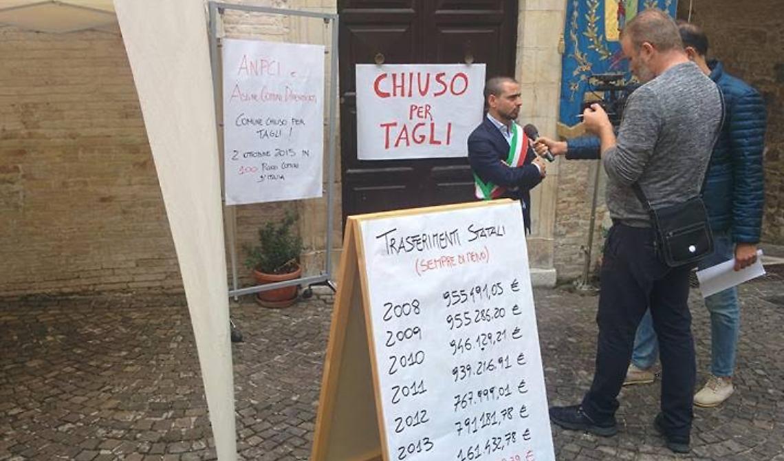 Tagli statali, Mignogna (Biccari) guida la protesta dei piccoli comuni italiani contro Renzi