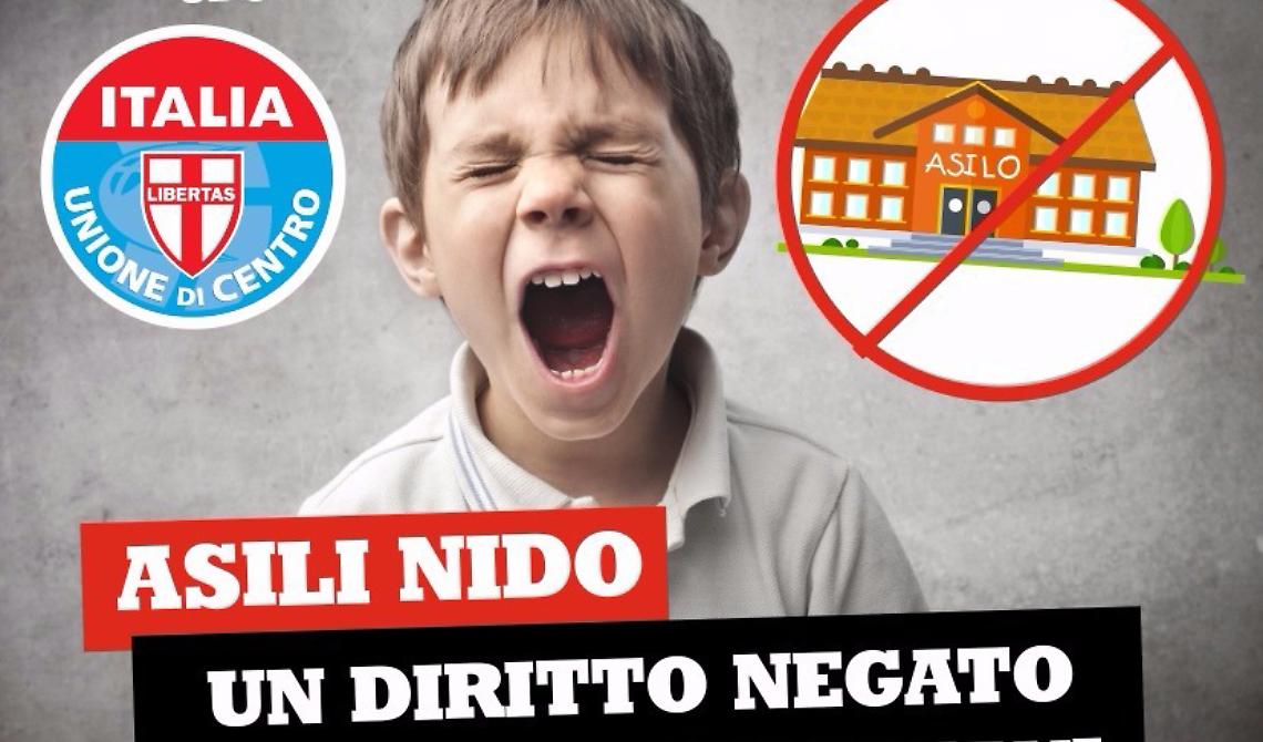 Foggia, l'Udc in piazza contro i tagli del Comune agli asili nido