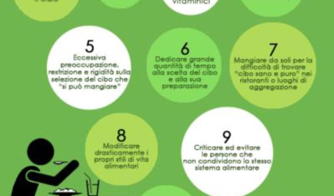 Ortoressia nervosa, quando il cibo diventa un'ossessione