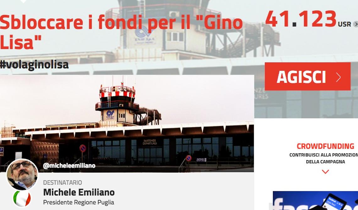 In un solo giorno abbiamo già raccolto 41mila "grida" per il Gino Lisa