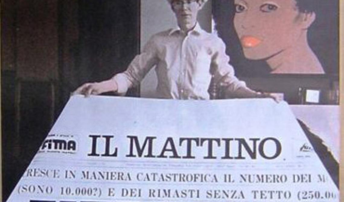 l terremoto in Irpinia commosse anche Andy Warhol