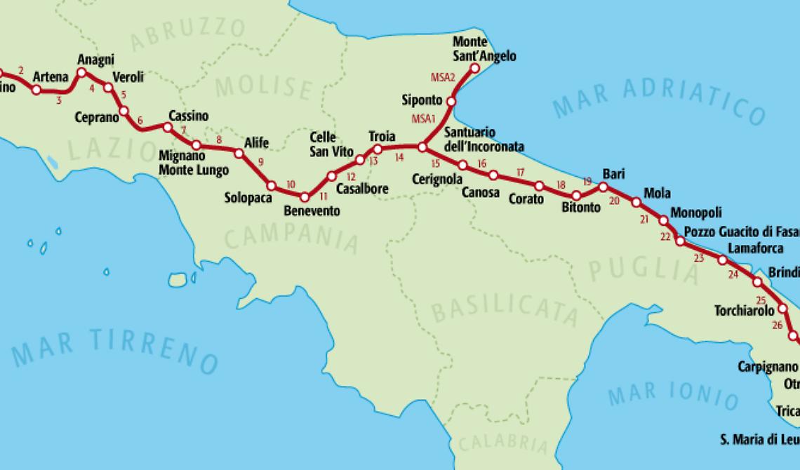 Via Francigena del Sud, se ne parla anche a Roma
