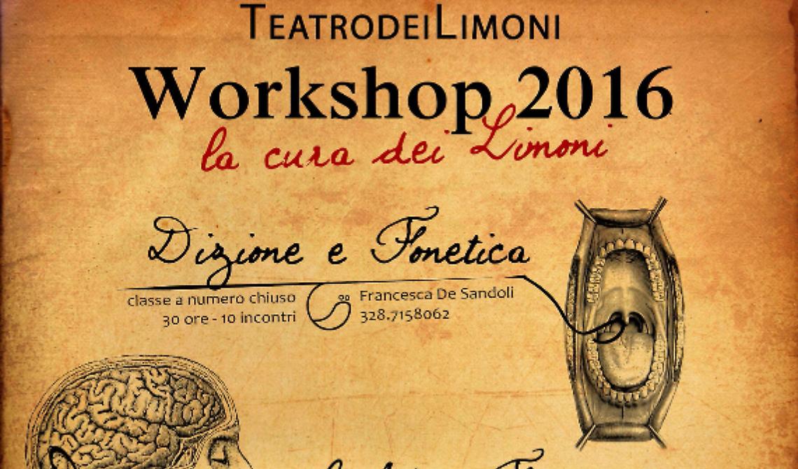Teatro dei Limoni, 4 workshop per attori e non solo