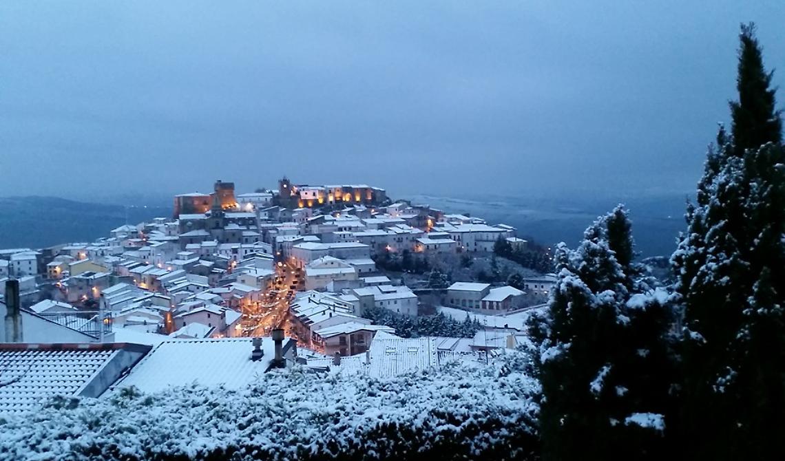 E, come previsto, ecco arrivare la neve