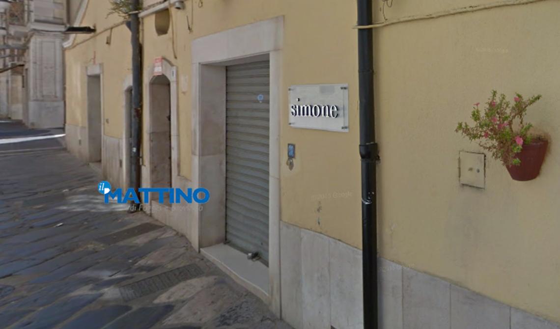Rapina alla pelletteria "Simone", in Vico Teatro