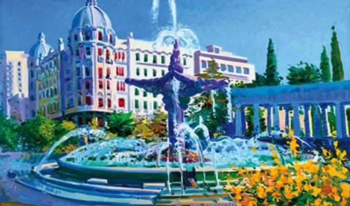 La fontana del Sele si illumina di viola: facciamo luce sull'epilessia!