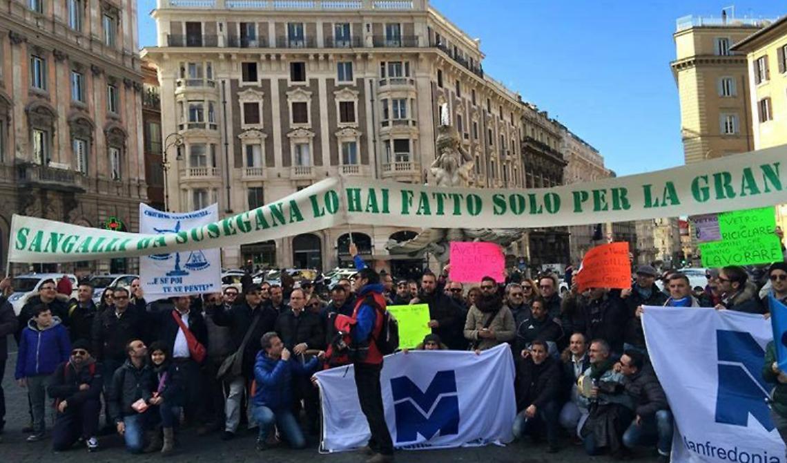 Sangalli Vetro: organizzato sit-in a Montecitorio il 17 marzo con corteo sino a piazza Barberini