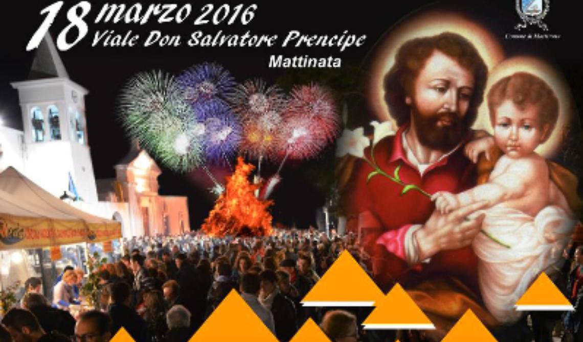 Mattinata, ecco il programma della festa di San Giuseppe