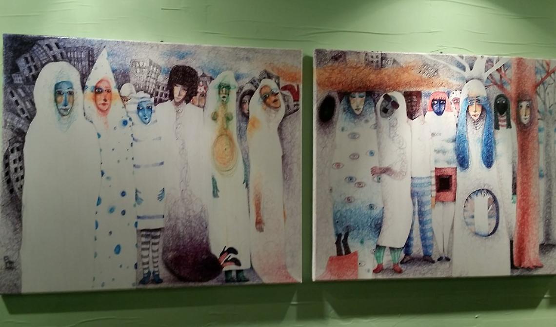 Finissage della mostra di Keziat con due jazzisti di fama internazionale