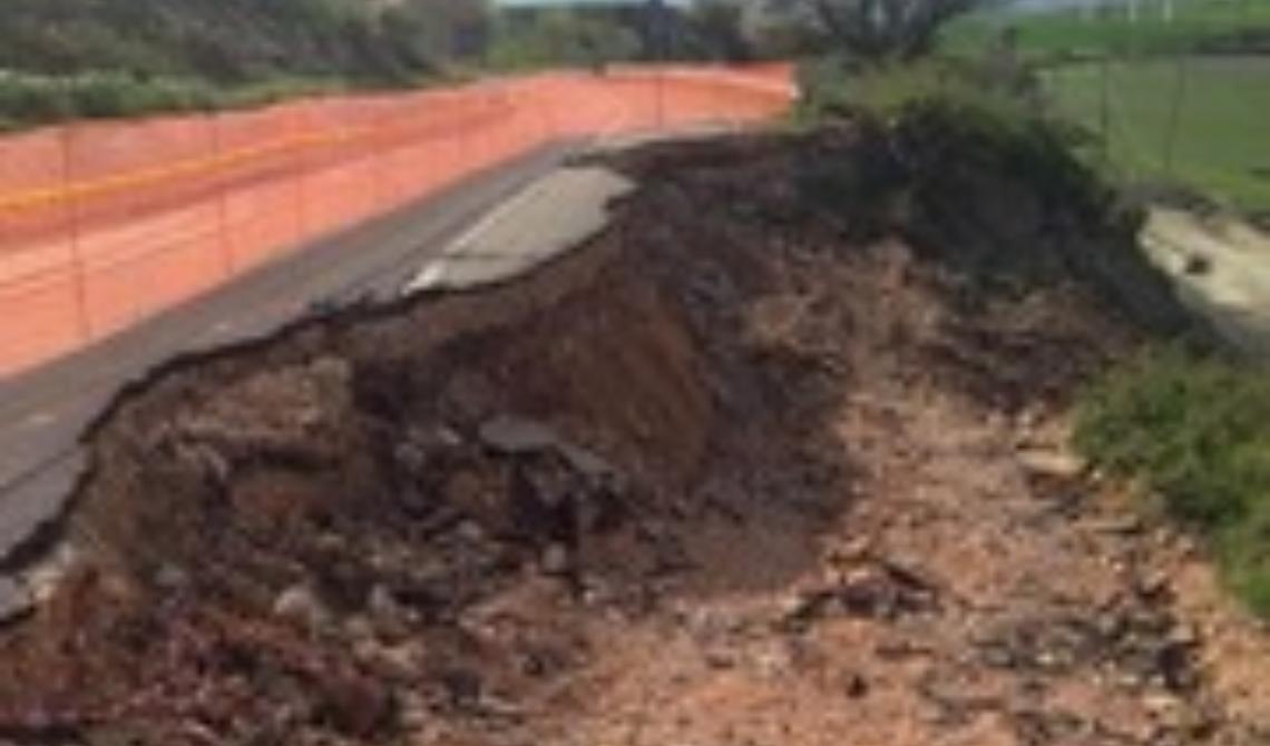 Castelnuovo "vietata": chiusa la strada provinciale 5