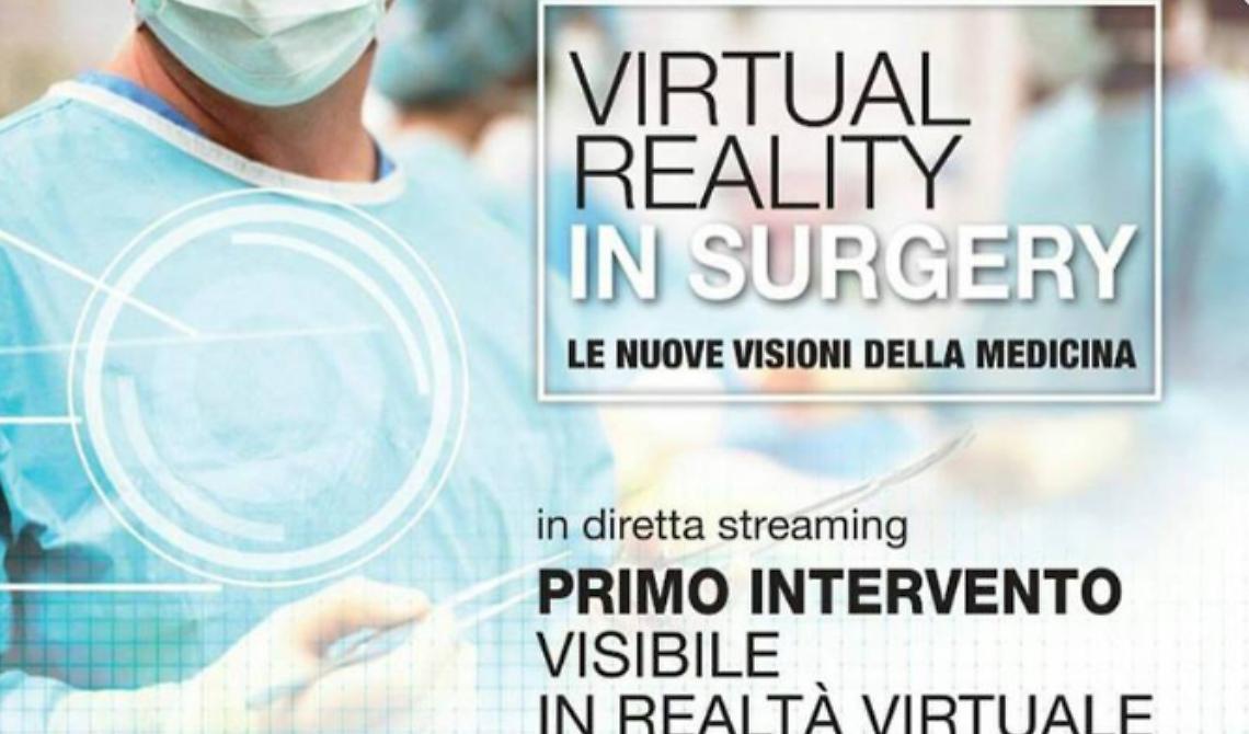A Foggia la prima diretta streaming di un intervento visibile in realtà virtuale