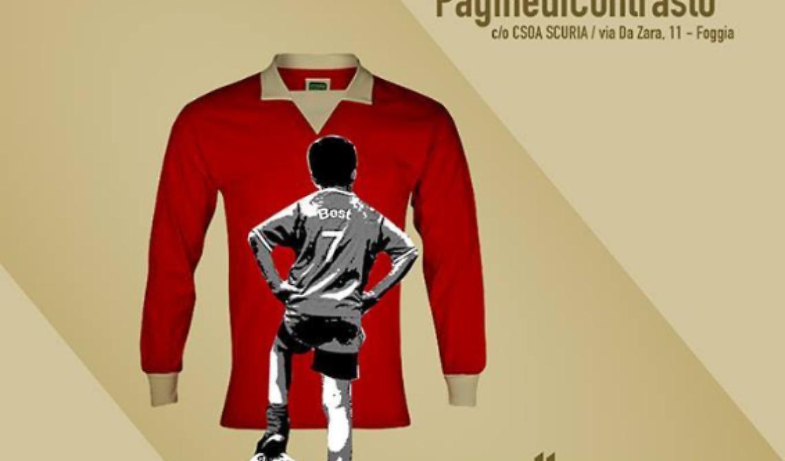 Darwin Pastorin a Foggia per "Storie di calcio e di Resistenza"