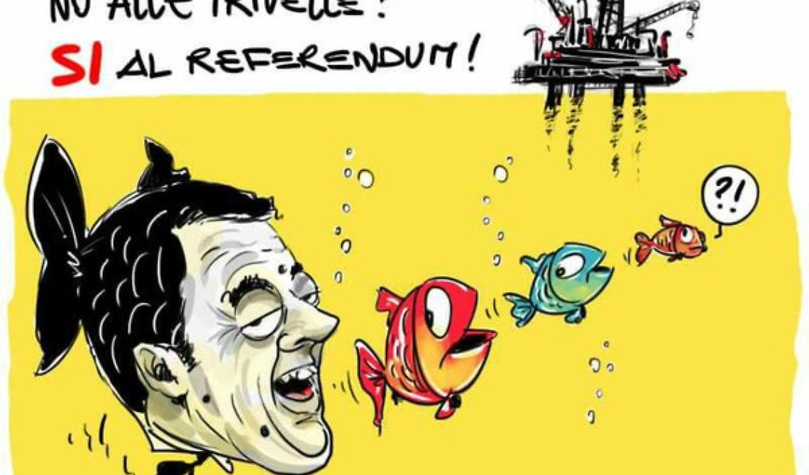 E il grande Umberto Romaniello s'inventa il pesce petrolio: Matteo Renzi
