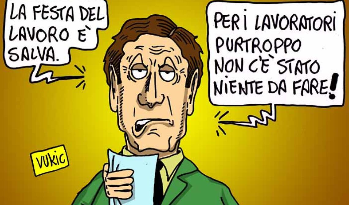 Primomaggio, ‏la festa del jobs act