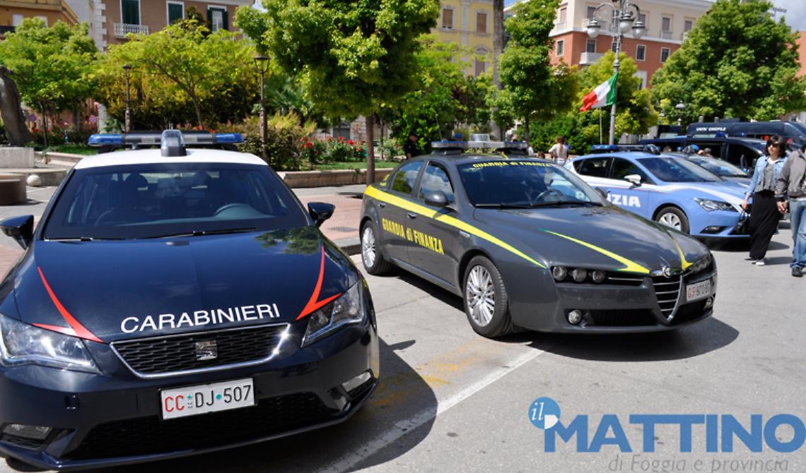 Carabinieri, Guardia di Finanza e Polizia