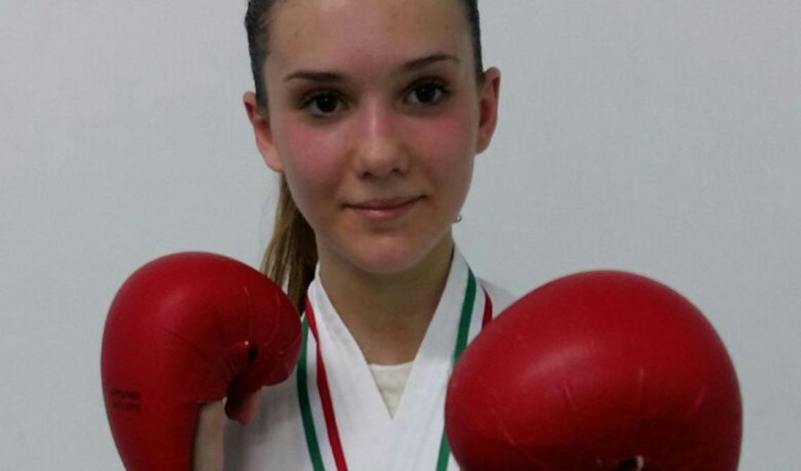 Karate, attenti a Federica: picchia duro e vale oro