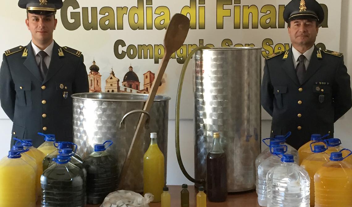 Liquori di contrabbando  sul Gargano: sequestrato un intero laboratorio illegale 