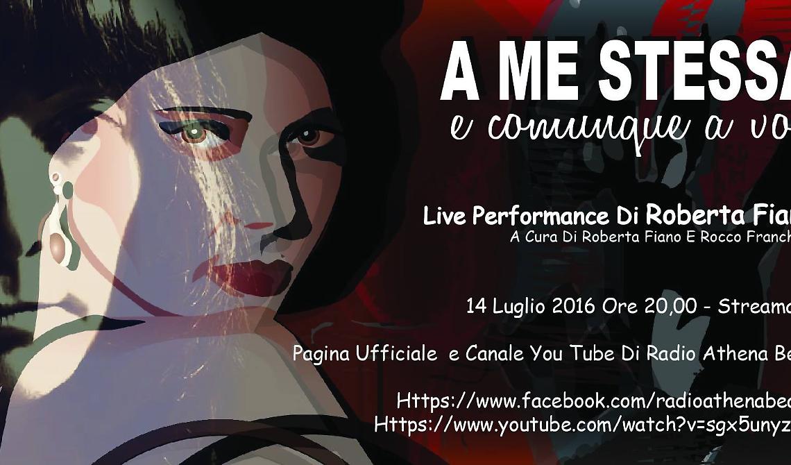 "A me stessa e comunque a voia", l'art performance di 10 minuti in "streamago"