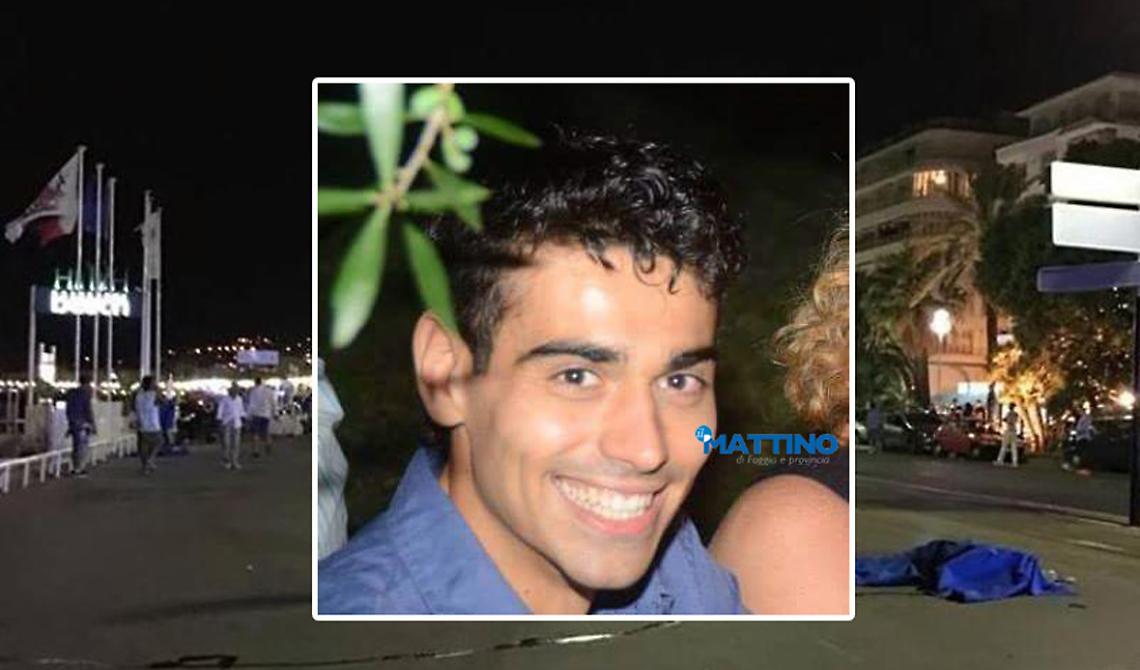 Vittorio, il giovane ingegnere foggiano nella orribile notte di Nizza